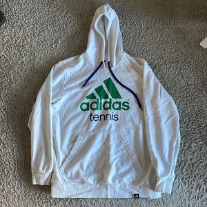 Adidas Tennis White Sweatshirt